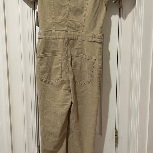 NWT Good American Beige Utility Jumpsuit - Picture 5 of 10